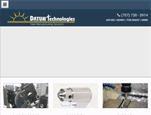 Tablet Screenshot of datumtech-cnc.com